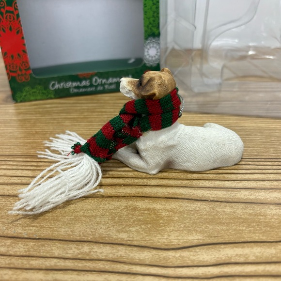 Sandicast Jack Russell Holiday Christmas Dog Ornament - Picture 6 of 9